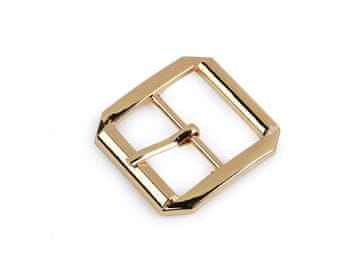 Kovinska pasna spona / pasna spona, luknja 25 mm - zlata (10 kosov)