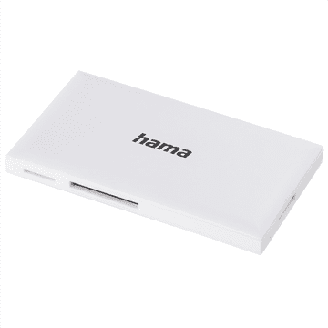 Hama USB 3.0 večpredstavnostni bralnik kartic SD/mikro SD, CF, MS, bel