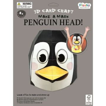Fiesta Crafts Ustvarjalni set 3D maska Pingvin