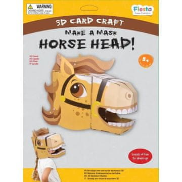 Fiesta Crafts Ustvarjalni set 3D maska Konj
