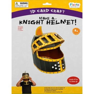 Fiesta Crafts ustvarjalni komplet 3D maska čelada