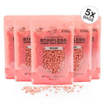 RIO trde voščene kroglice Stripless 5x100g, ROSE