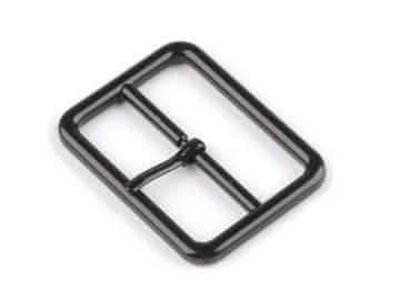 Kovinska zaponka / pasna zaponka, 30; 35; 40 mm - (40 mm) črni lak (10 kosov)