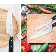 Komplet kuhinjskih nožev v bloku 6 kosov KAMEN CS-091170