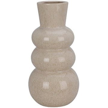 Vaza 3 mehurčki 25 cm sivo-bela KO-095241200sebi