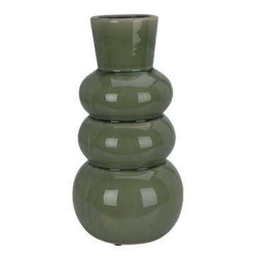 Vaza 3 mehurčki 25 cm zelena KO-095241200zelena
