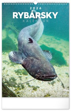 NOTIQUE Stenski koledar Ribolov 2026, 33 x 46 cm