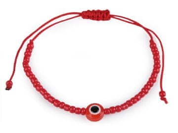 Zapestnica shamballa Alahovo oko - rdeča