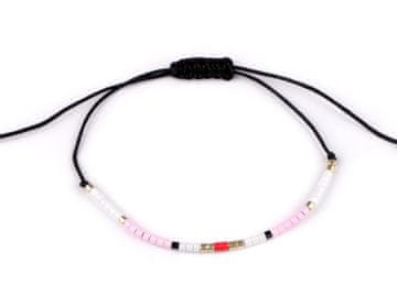 Zapestnica shamballa z ročajem - roza st.