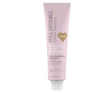 Paul Mitchell Obarvana maska za lase Clean Beauty Vanilla (za nanos barve) 150 ml