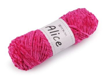 Pletena preja Alice 100 g - roza