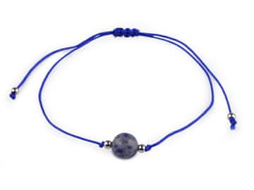 Zapestnica shamballa mineralna kroglica - sodalit