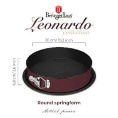 Pekač za torte z neprijemljivo površino 2v1 26x6,8 Leonardo Collection BH-7935