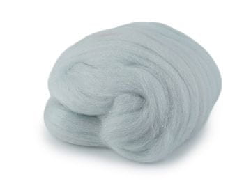 Ovčja volna 20 g česana - modri golob