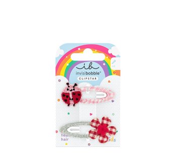 Invisibobble Snap Clip Kids Happy Ladybird Hair Clip 2 kosa