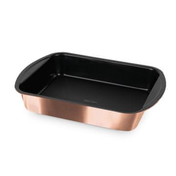 Plošča za peko s titanovo površino 40x28,5 cm Rose Gold Line BH-7898