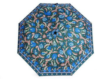 Ženski zložljivi dežnik - zelen temen