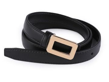 Pas za ženske širine 13 mm, 18 mm - (1,8 x105 cm) črn