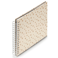 Hama album classic spirala LOVELY 28x24 cm, 50 strani, bež