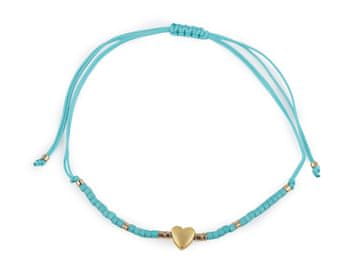 Zapestnica shamballa - zelena turkizna