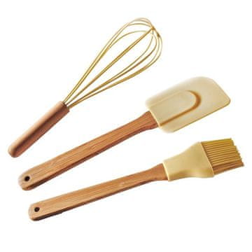 KOMPLET ORODIJ METLICA, BRISALEC, SILIKONSKA KRTAČA