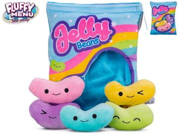 Puhasto Menu Jelly beans pliš 18 cm 5 kosov v plišastem vzglavniku