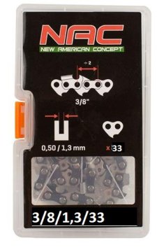 Veriga za žago NAC 33 kosov 3/8"-1,3 za PHCBE90-CH 91PX033E