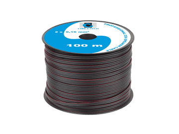 slomart Zvočniški kabel Cabletech CCA 0.16mm, črn