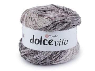 Pletena preja Dolce Vita 150 g - (3401) svetlo siva