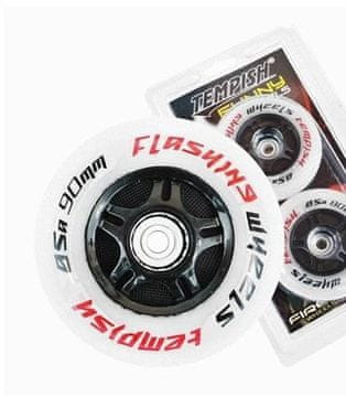 TEMPISH Kolesa FLASHING 76x24mm 85A 2pcs modra