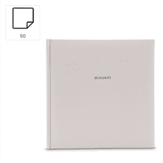 Hama album classic MEMORIES 25x25 cm, 50 strani, siv