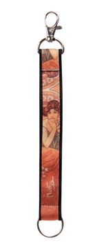 Obesek za ključe Alfons Mucha - Topaz