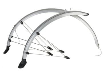 M-Wave blatniki 26" širina 60mm + kabli za dinamo srebrni servisni paket