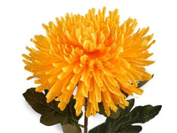 Umetna krizantema - (Ø18 cm) rumena odprta