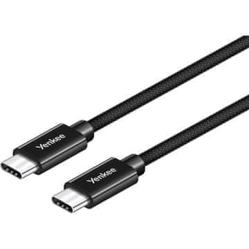 YENKEE YCU C02 BK kabel USB C-C 2.0/ 0,2mYENKE