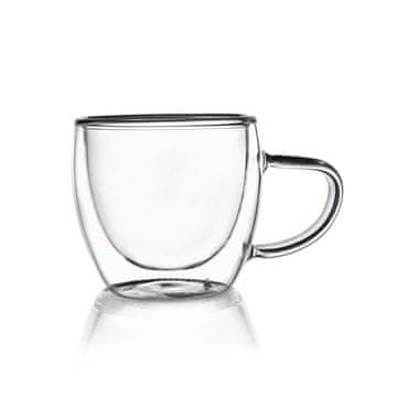 Vrč Orion Double - dvojno steklo, 110 ml, 1 kos
