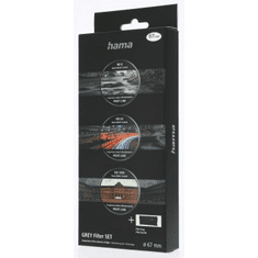 Hama komplet sivih filtrov ND8, ND64, ND1000, premer 67 mm, ohišje za filtre
