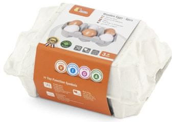 Lesena jajca 6 kosov