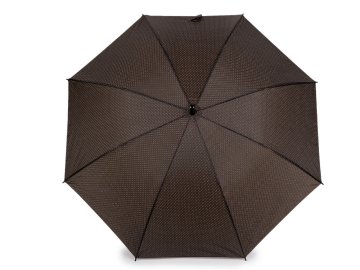 Moški strelski dežnik z vzorcem - rjav