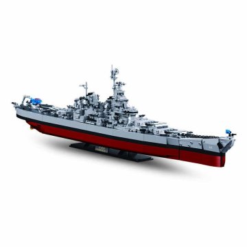 Sluban Model Bricks M38-B1291 Bojna ladja USS Missouri 1:350