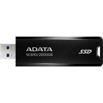 A-Data Zunanji SSD 2TB SC610 črno/rdeče