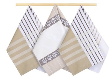 Kuhinjske brisače - komplet 3 - 50x70 cm - Črta