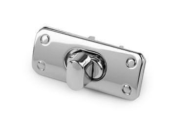 Komplet zaponk za torbico 17x43 mm - nikelj (10 kompletov)