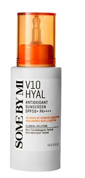 Some by mi Vlažilna krema za sončenje SPF 50+ V10 Hyal (antioksidativna krema za sončenje) 40 ml