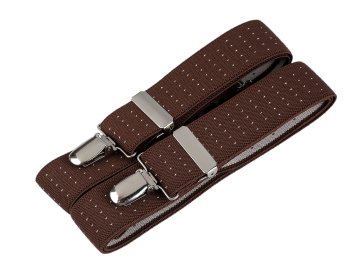 Podvezice širine 3 cm dolžine 125 cm - rjave