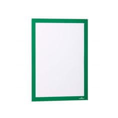 Durable Samolepilni okvirji Duraframe, A4, zeleni, 2 kosa