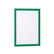 Durable Samolepilni okvirji Duraframe, A4, zeleni, 2 kosa