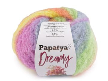 Pletena preja Papatya Dreamy 100 g - (05) večbarvna