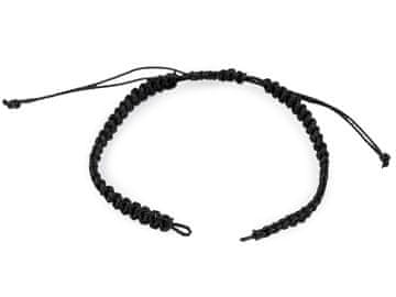 Polizdelki za zapestnico shamballa - črna (10 kosov)