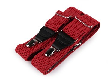 Širina naramnice 4 cm dolžina 120 cm - rdeča